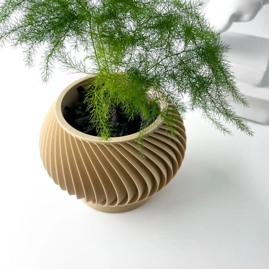 Caleth Planter Pot with Tray image 0